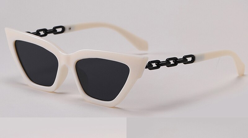 Ladies cat eye glasses female colorful green black square sunglasses women retro uv400 summer accessories