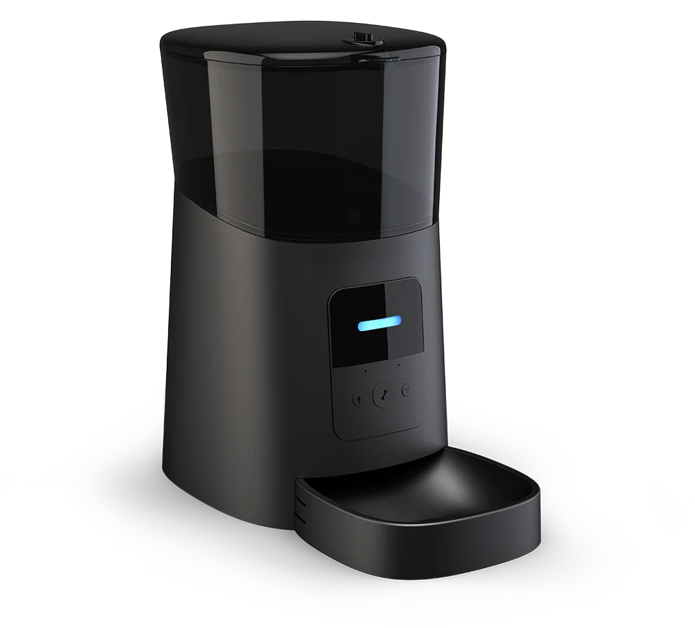 Smart Feed Automatic Dog and Cat Feeder Wi-Fi Enabled Pet Feeder Smartphone App for iPhone Voice Recorder and Programmable feed