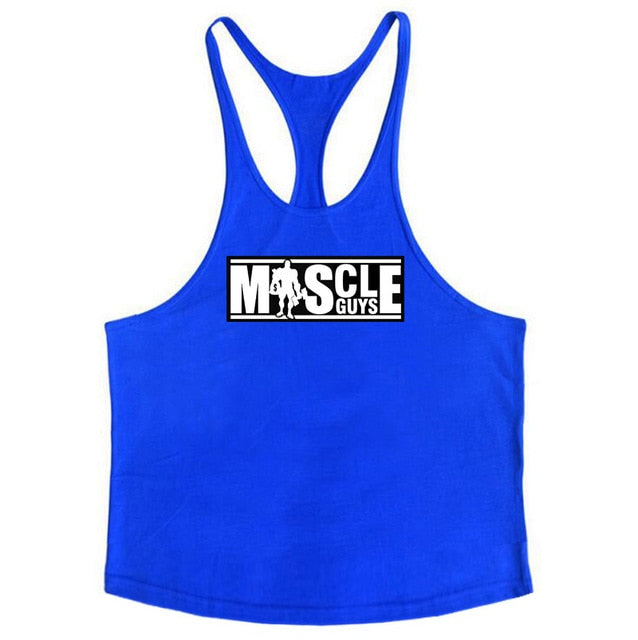 Bodybuilding Tank Top Mens shirts Brand Clothing Fitness Men Singlet Sleeveless Cotton Workout Stringer Shirts