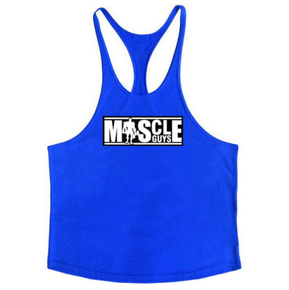 Bodybuilding Tank Top Mens shirts Brand Clothing Fitness Men Singlet Sleeveless Cotton Workout Stringer Shirts