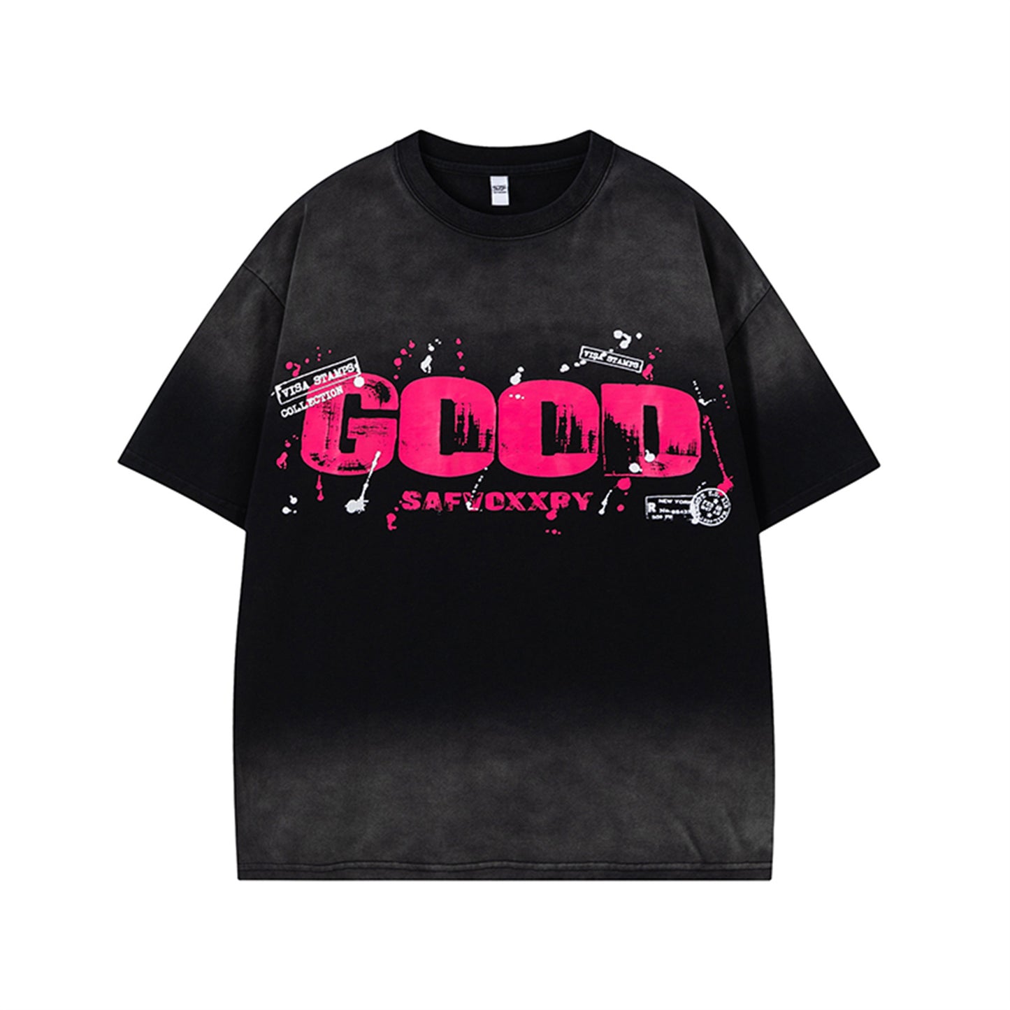 Summer Casual Round Neck Short Sleeve T-Shirt for Men and Women