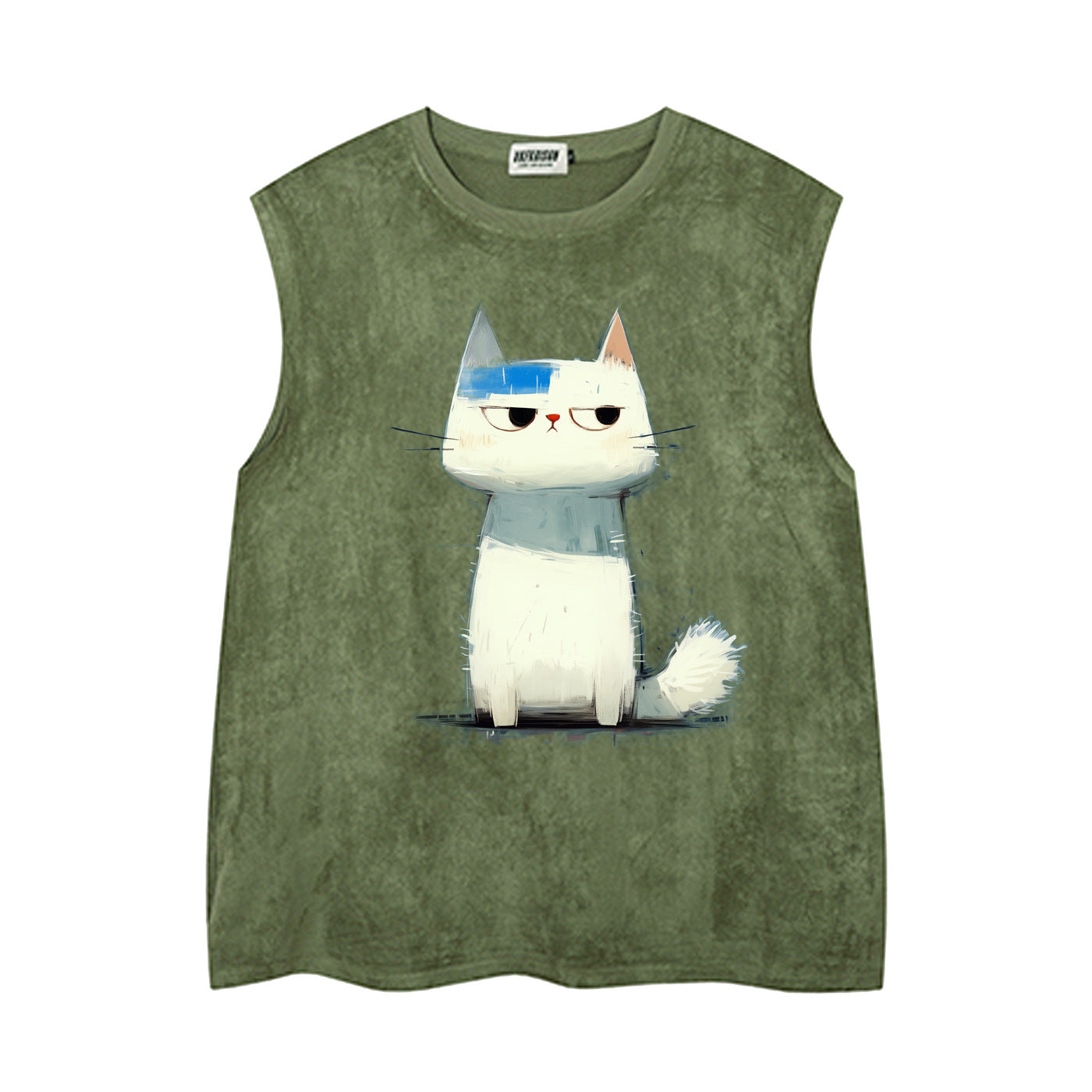 Round Neck Sleeveless for Men and Women Suede Peach Skin Vest