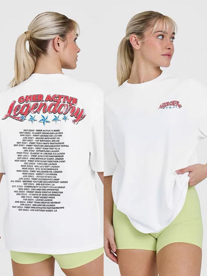 Summer ONER Active Loose Casual T-SHIRTS  WOMEN Light Yoga S