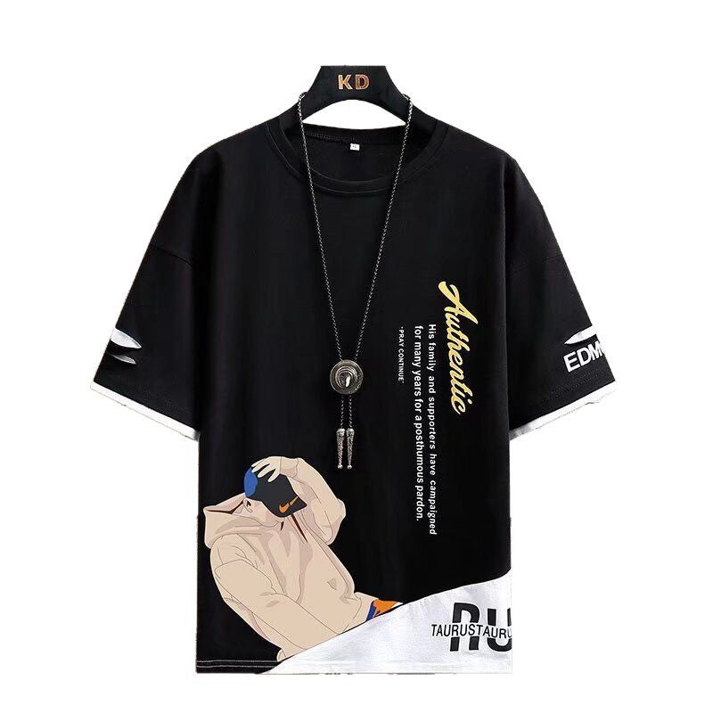 Summer thin short sleeved T-shirt for men