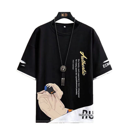 Summer thin short sleeved T-shirt for men