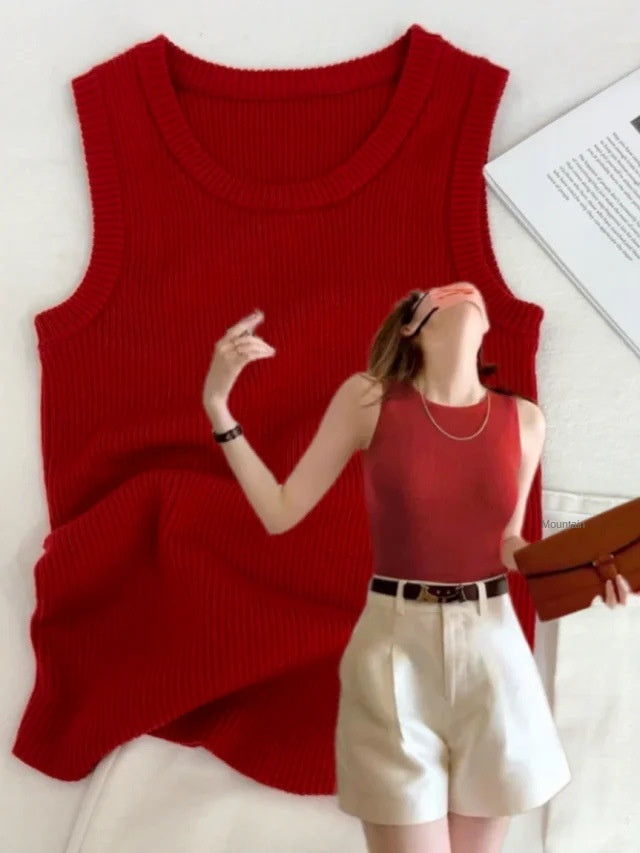 Knitted camisole women