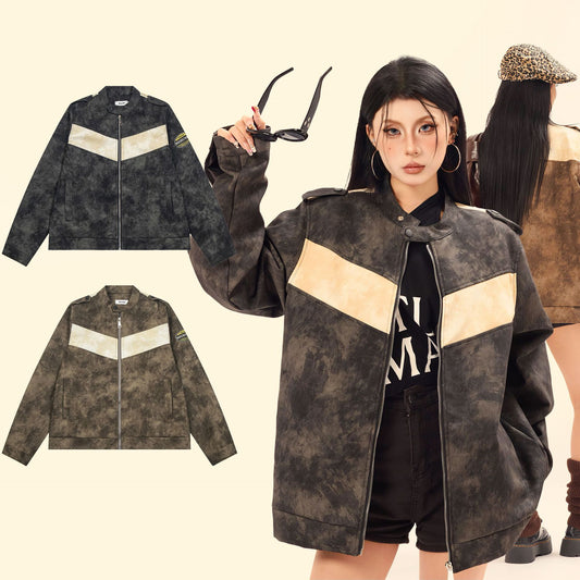 Clash collar jacket for men and women