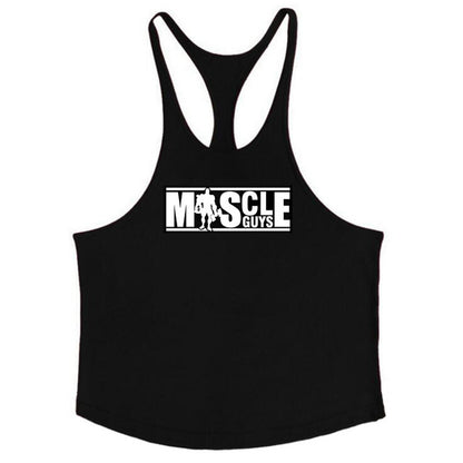 Bodybuilding Tank Top Mens shirts Brand Clothing Fitness Men Singlet Sleeveless Cotton Workout Stringer Shirts