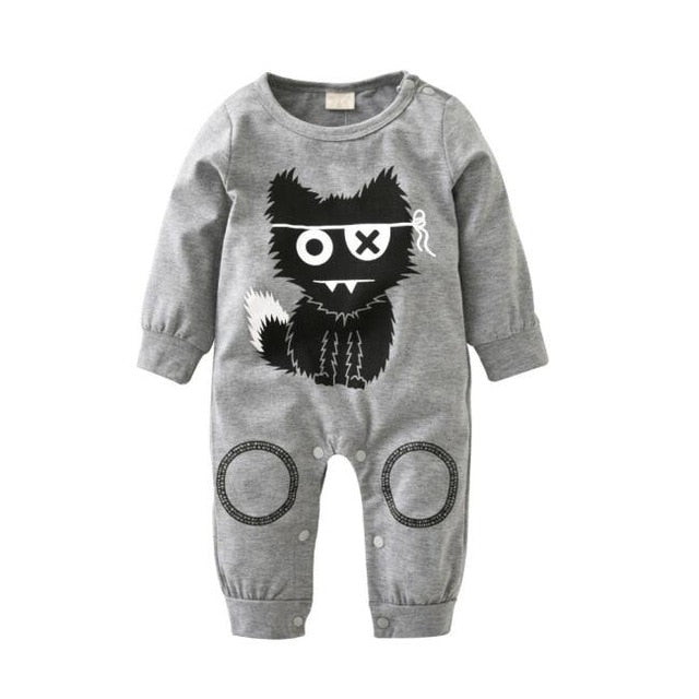 Fashion baby boy clothes long sleeve baby rompers newborn cotton baby girl clothing jumpsuit infant clothing