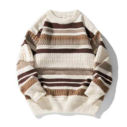 Round neck sweater for men