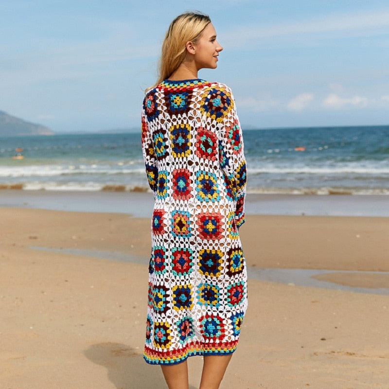 New crochet Bikini Swimwear Cover-ups  Dress Tunic Women Beach Wear Swim Suit Cover up