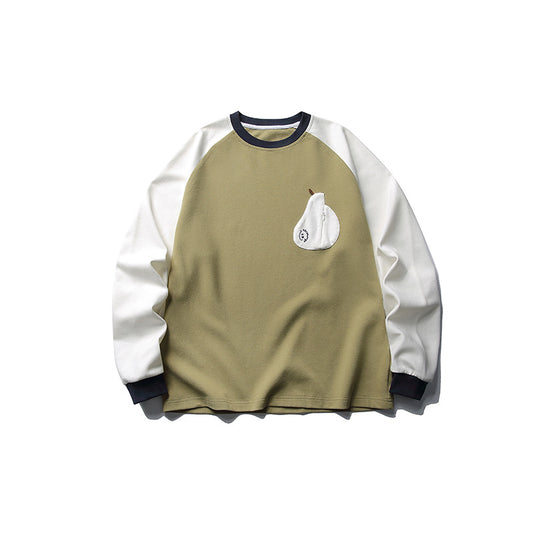 Round Neck Long Sleeve T-Shirt for Men and Women Base Layer