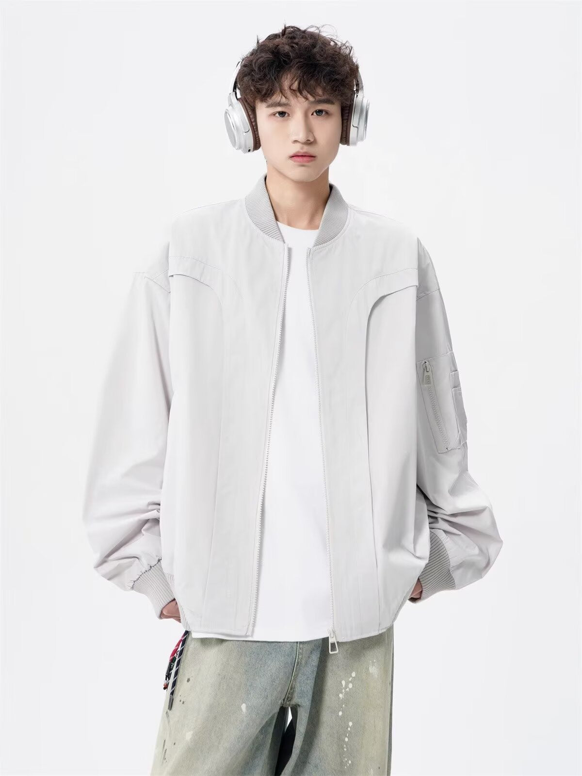 Deconstructing Pilot Jacket for Men in Spring