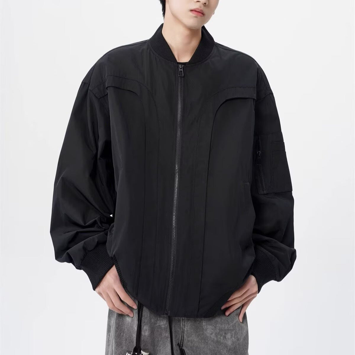 Deconstructing Pilot Jacket for Men in Spring