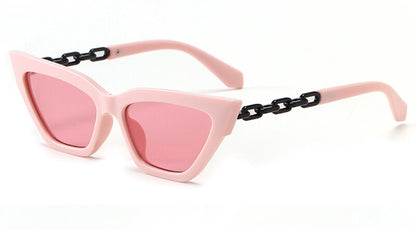 Ladies cat eye glasses female colorful green black square sunglasses women retro uv400 summer accessories