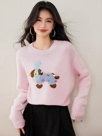 Soft and Lazy Korean-Style Knit Top for Women