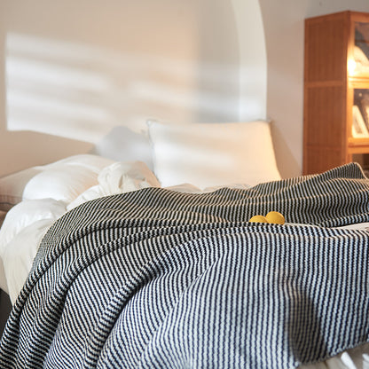 INS Style Sofa Summer Blanket Office Nap Blanket Woolen Blanket Winter Thickened Knitted Blanket Quilt