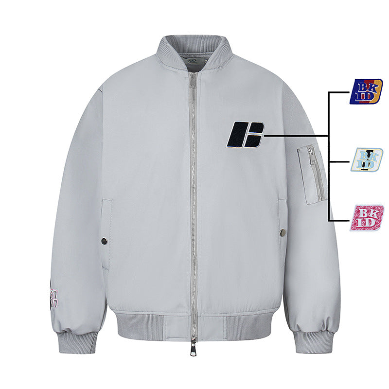 Velcro flight jacket for men and women