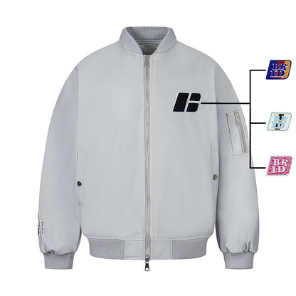 Velcro flight jacket for men and women