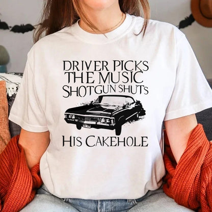 Supernatural T-shirts Women  Female Anime F