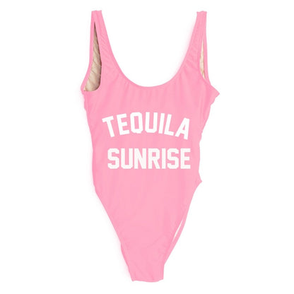 TEQUILA SUNRISE New Sexy Swimwear Women Female Bathing Suit Monokini Beach Backless Bikini Swim Wear