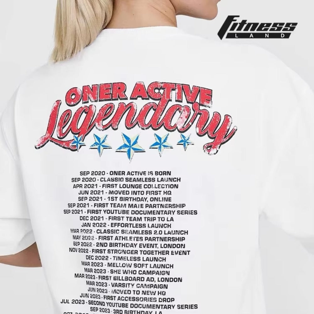 Summer ONER Active Loose Casual T-SHIRTS  WOMEN Light Yoga S