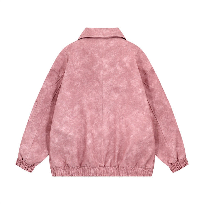 Suede collar jacket for women