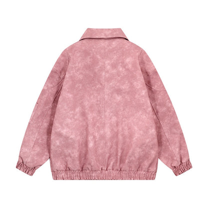 Suede collar jacket for women