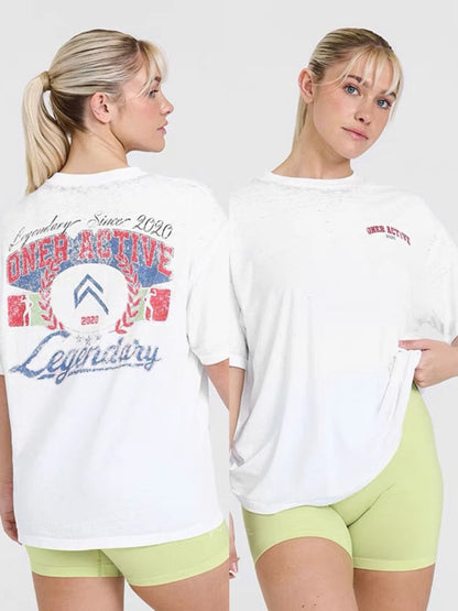 Summer ONER Active Loose Casual T-SHIRTS  WOMEN Light Yoga S