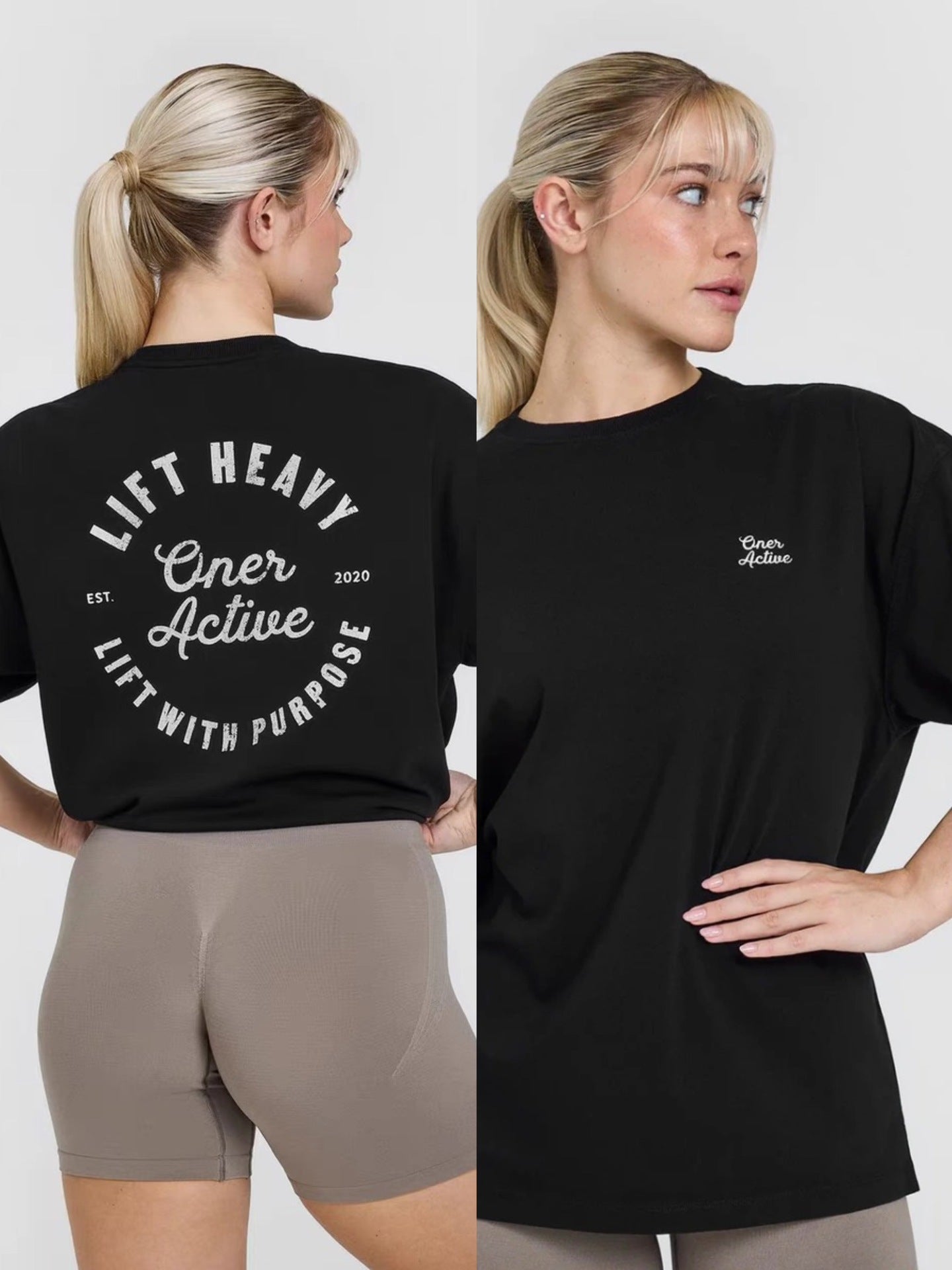 Summer ONER Active Loose Casual T-SHIRTS  WOMEN Light Yoga S