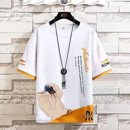 Summer thin short sleeved T-shirt for men