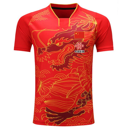 CHINA Dragon table tennis Jerseys Shorts Men / Women / Child , ping pong Jersey,Table tennis Shirt Sets table tennis shirts