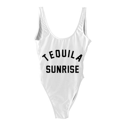 TEQUILA SUNRISE New Sexy Swimwear Women Female Bathing Suit Monokini Beach Backless Bikini Swim Wear