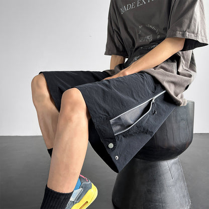 Mesh breathable quick drying shorts for men in summer