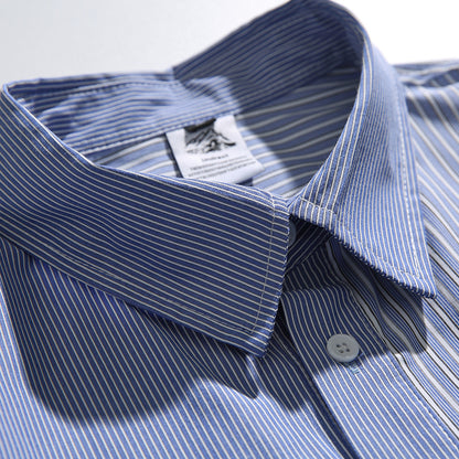 Plaid patchwork shirt for men