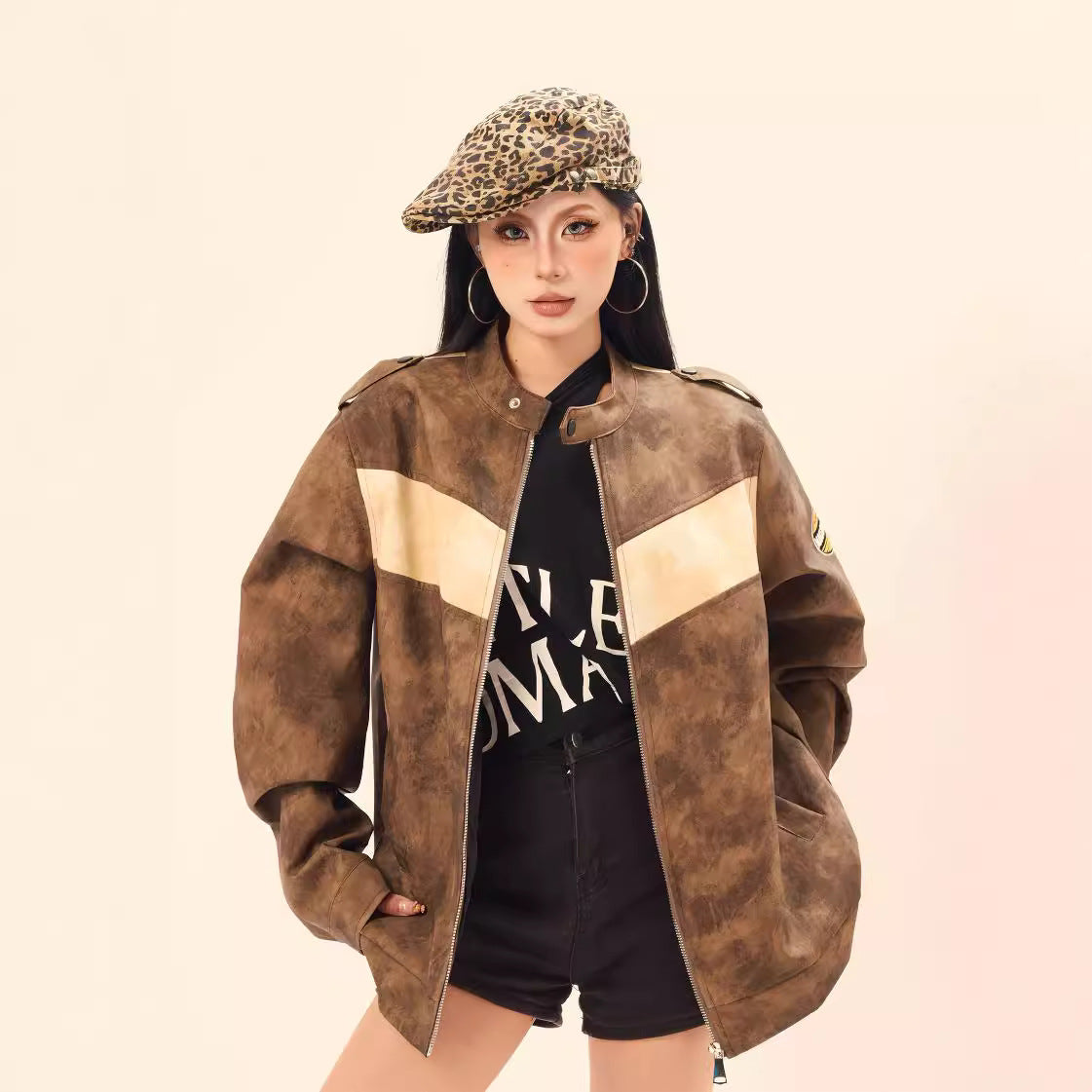 Clash collar jacket for men and women