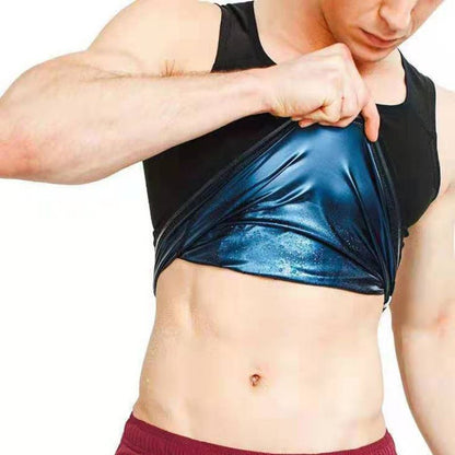 Men Women Sweat Body Shaper Vest Gym Fitness Advanced Sweatwear Suit For Slimming Weight Loss