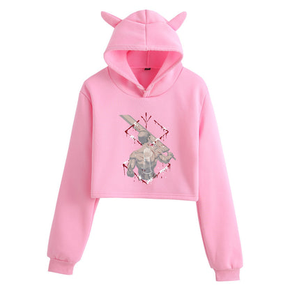Berserk Creative Crop Top Women's Hoodie