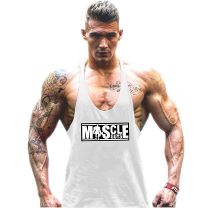 Bodybuilding Tank Top Mens shirts Brand Clothing Fitness Men Singlet Sleeveless Cotton Workout Stringer Shirts