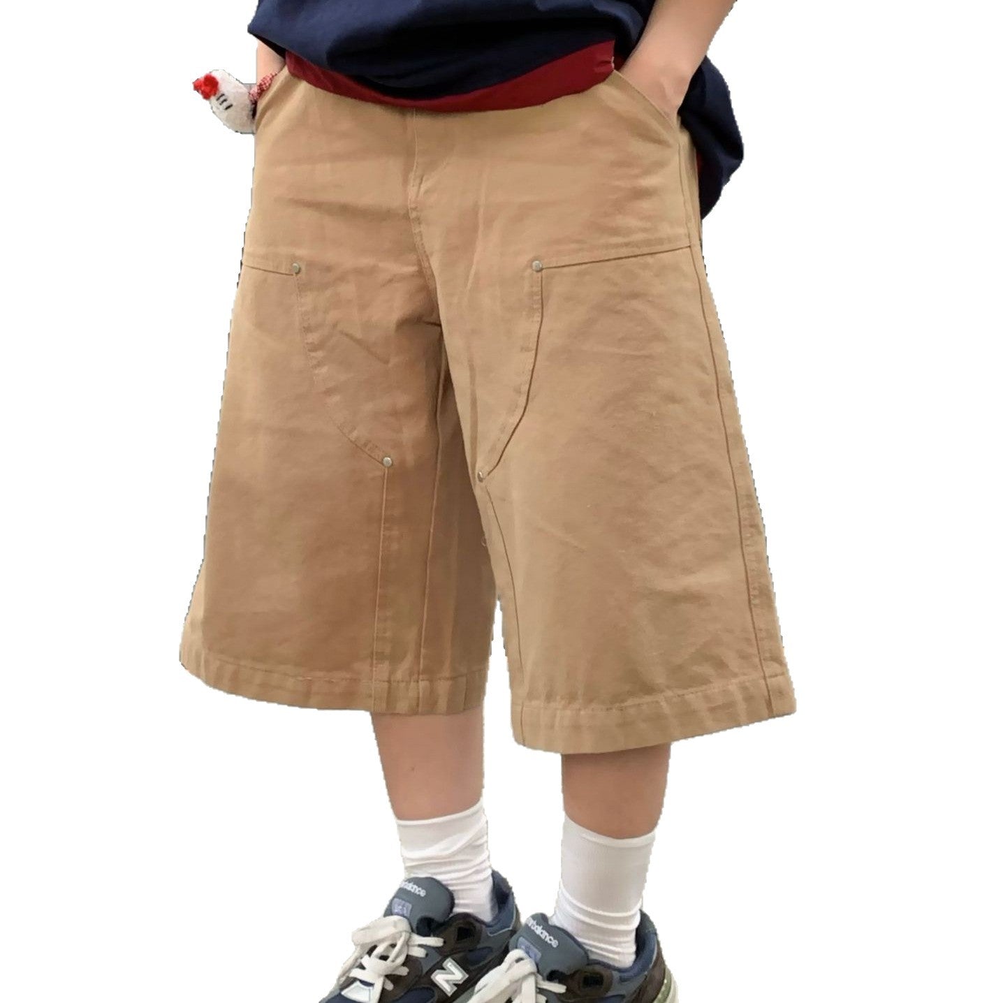 Willow nail decoration logging workwear shorts for men