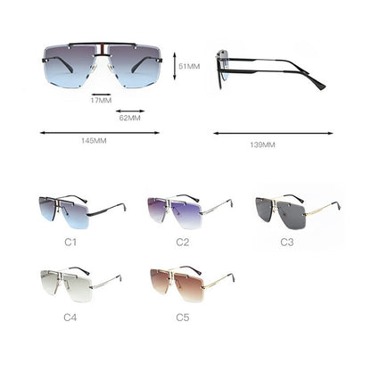 Square Sunglasses Men Summer New Fashion Sun Glasses Classic Luxury Brand Shades for Women UV400