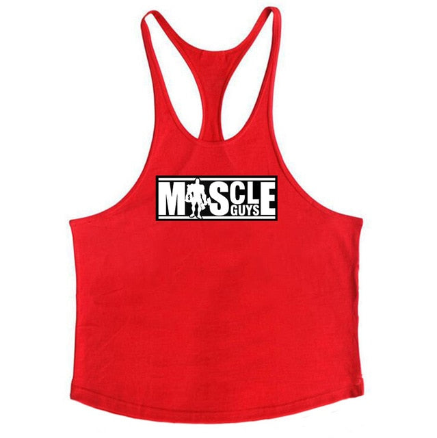 Bodybuilding Tank Top Mens shirts Brand Clothing Fitness Men Singlet Sleeveless Cotton Workout Stringer Shirts