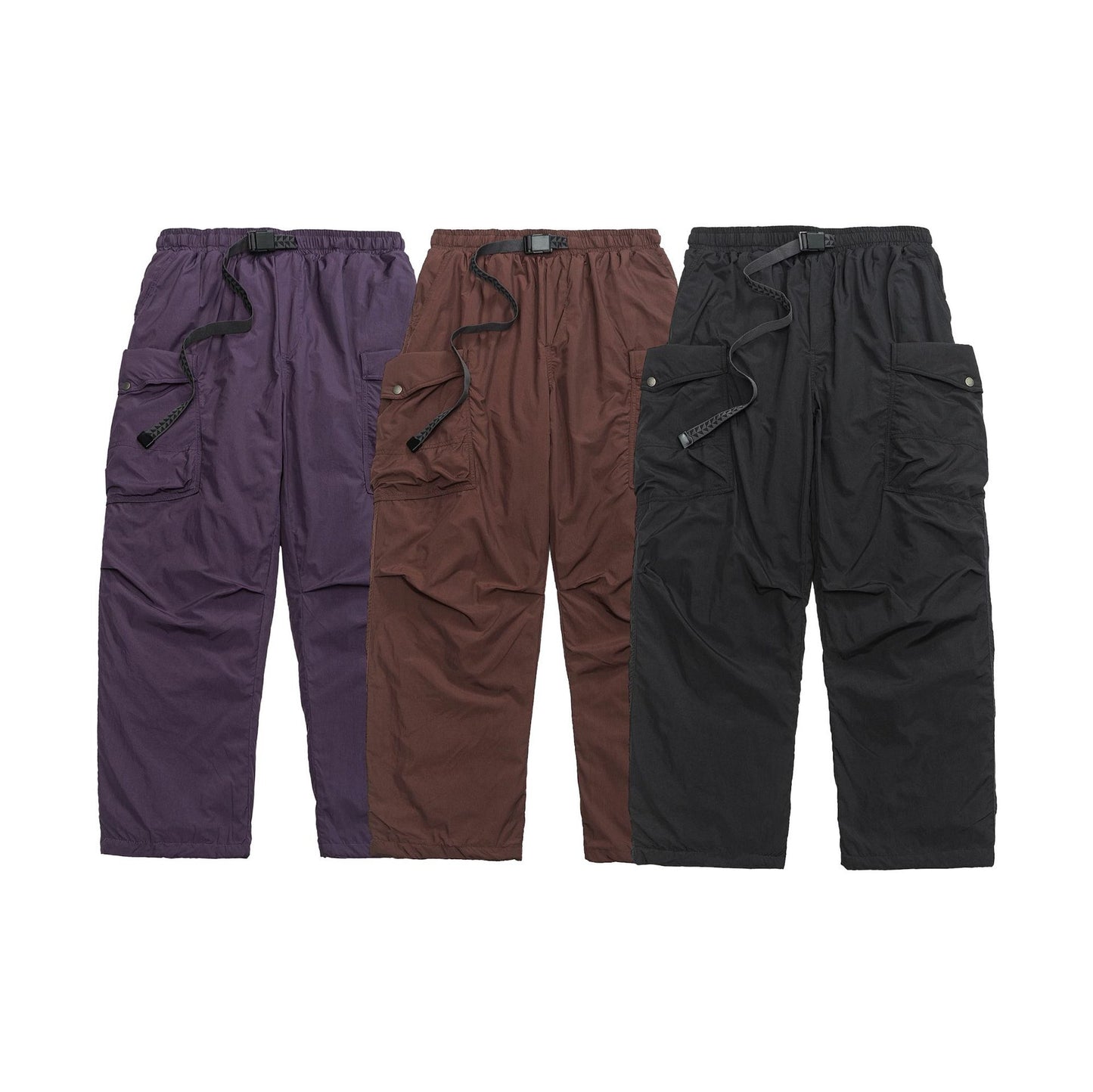 Outdoor Cargo Down Pants for Men Tactical White Duck Down Warmth Pants