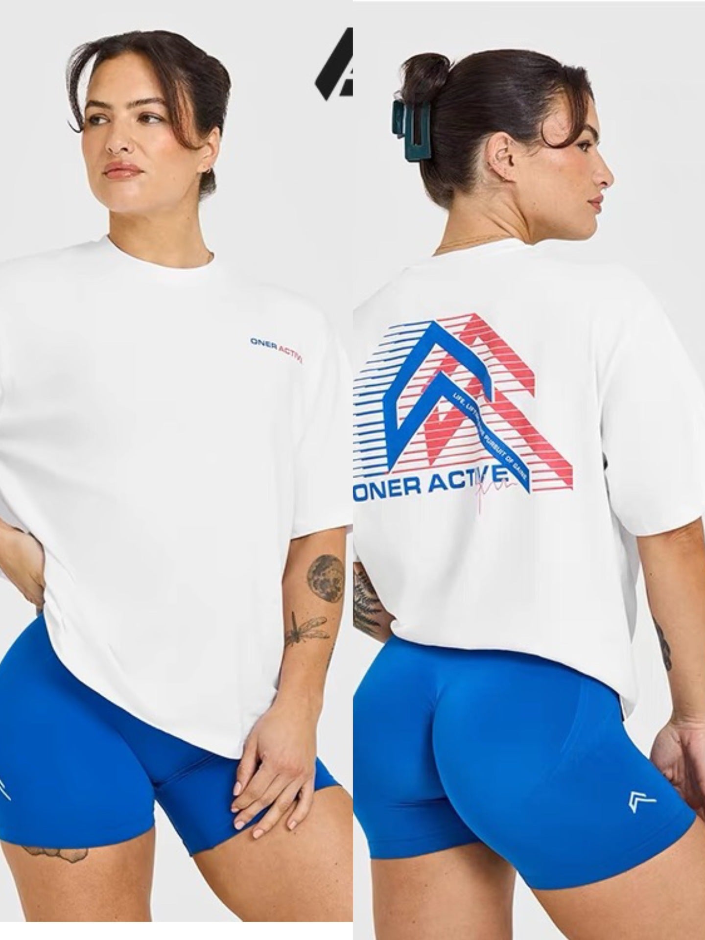 Summer ONER Active Loose Casual T-SHIRTS  WOMEN Light Yoga S