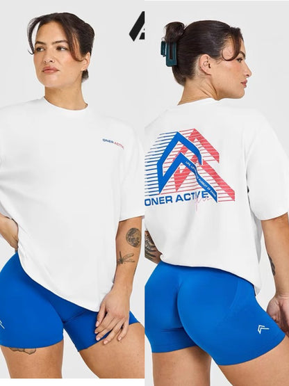 Summer ONER Active Loose Casual T-SHIRTS  WOMEN Light Yoga S