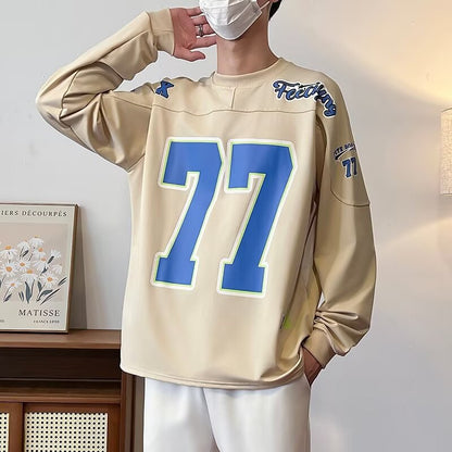 Letter printed hoodie for men and women in spring and autumn