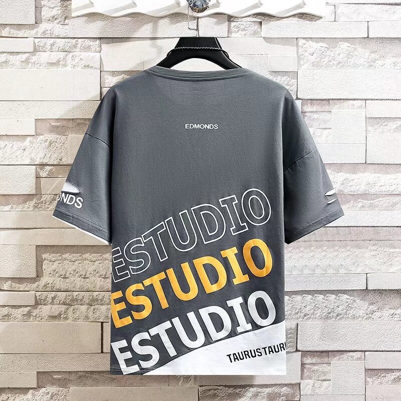 Summer thin short sleeved T-shirt for men