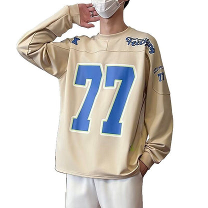 Letter printed hoodie for men and women in spring and autumn