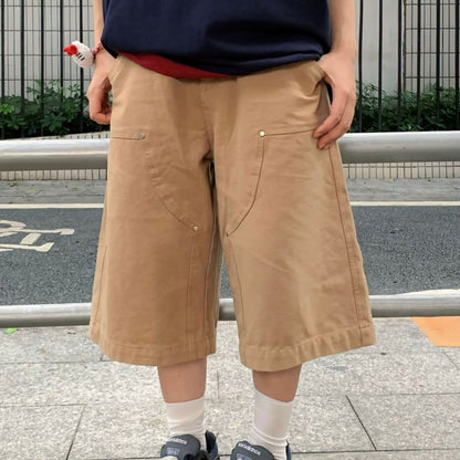 Willow nail decoration logging workwear shorts for men