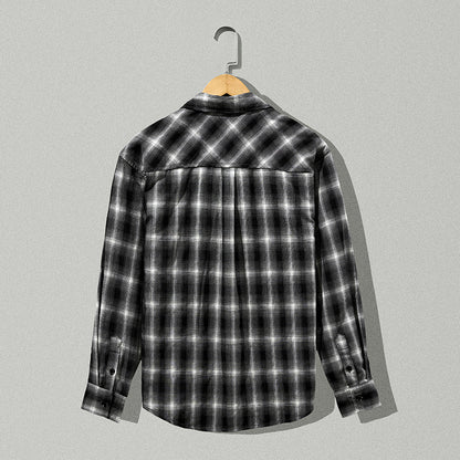Thick Plaid Casual Shirt for Men